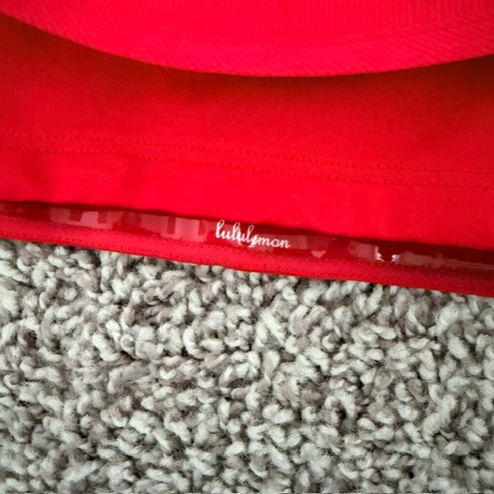 Lululemon Run Speed Squad Skirt‎ Compression Shorts Pocket Currant Red Women's 6 - Picture 5 of 12